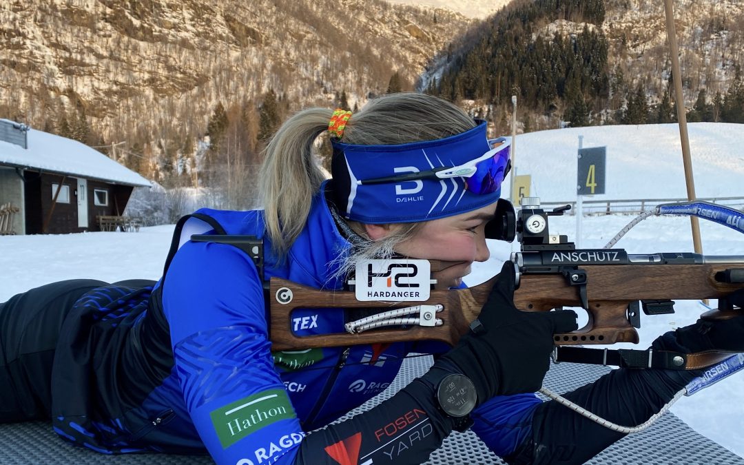 Stolt sponsor for skiskyttar Hanna Børve